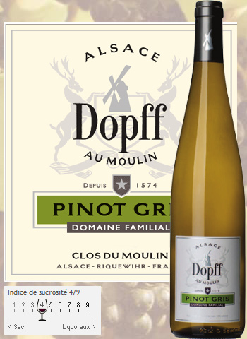 Pinot Gris De Riquewihr Dopff au Moulin 2015