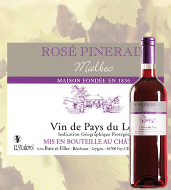 Rosé Malbec 2018 Château Pineraie