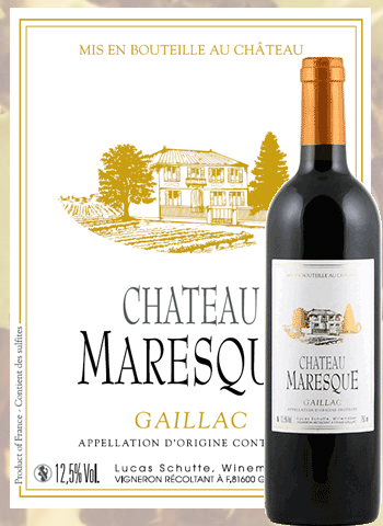 Château Maresque 2015 Gaillac Rouge Vieilles Vignes
