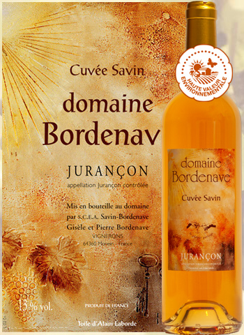 Cuvée Savin 2015 Jurançon Domaine Bordenave