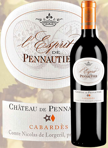 L'esprit de Pennautier Magnum 2016 Cabardès Lorgeril