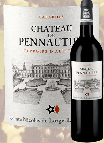 Château de Pennautier Terroirs d'Altitude Rouge 2014 Cabardès Lorgeril